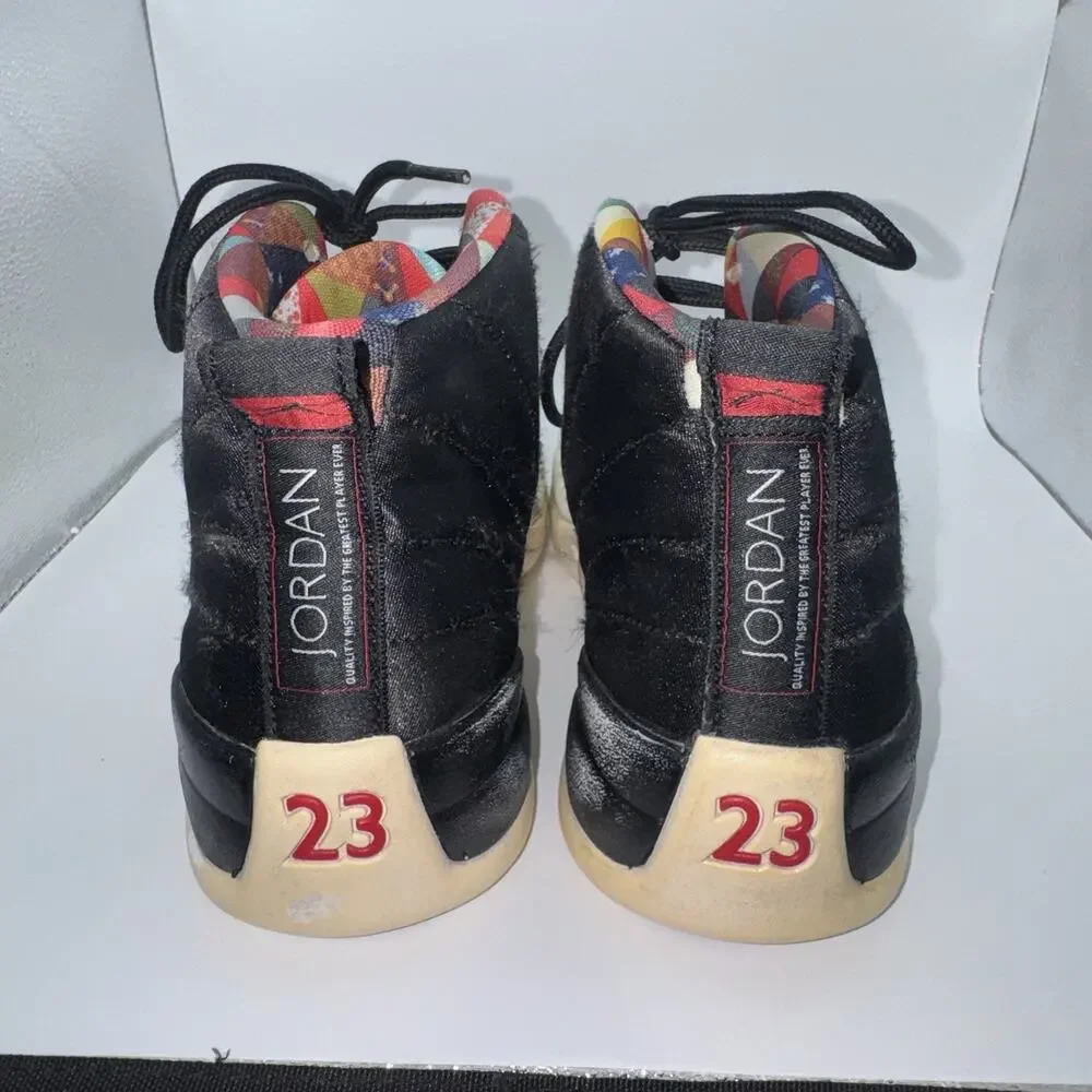 Air Jordan 12 Retro Chinese New Year 2019 Black Gold CI2977-006 Men’s 9.5